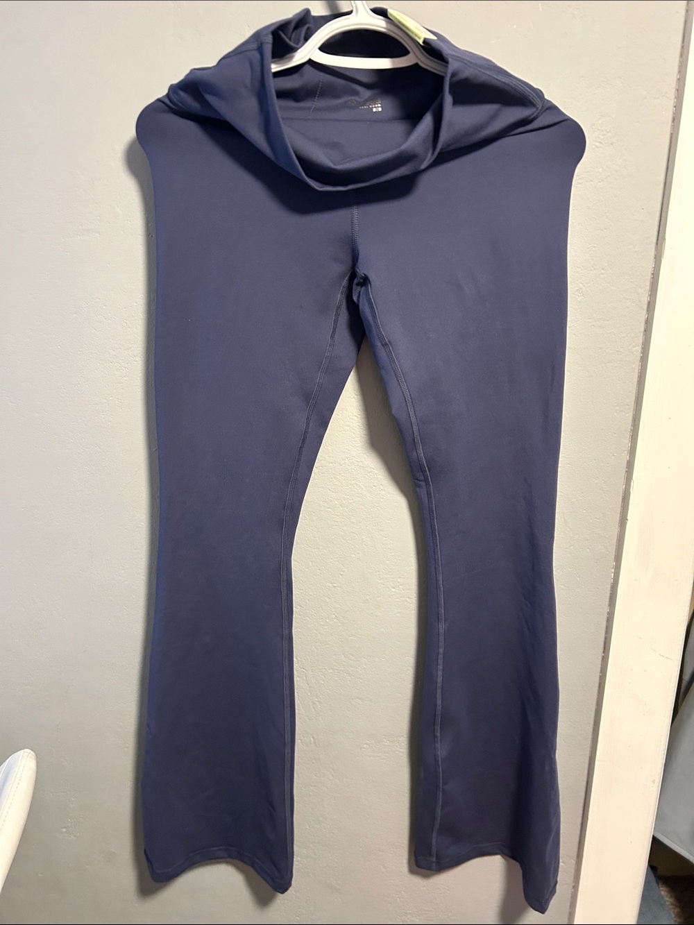 aerie Navy Flare Pants